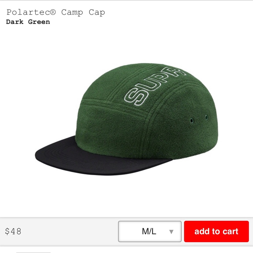 Supreme PolarTech Fleece 5 panel.